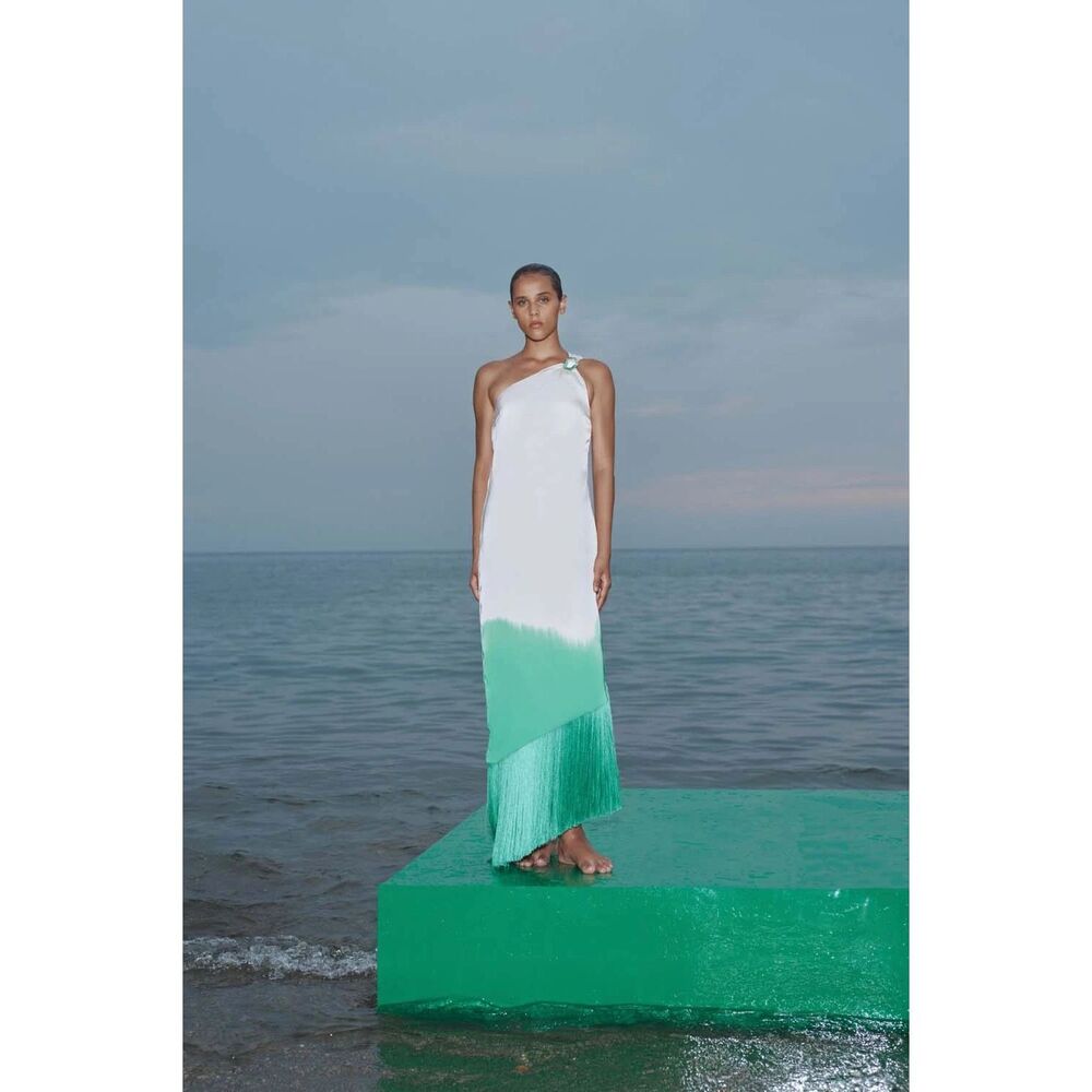 BAOBAB AMELIA MAXI DRESS IN SAGE SIZE SMALL $430